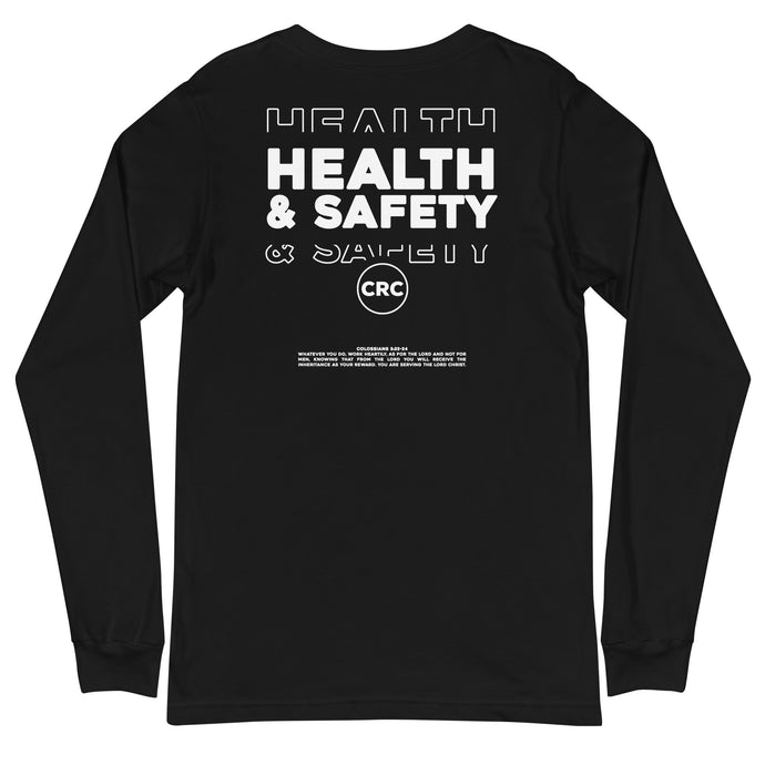 Health & Safety | Unisex Long Sleeve Tee